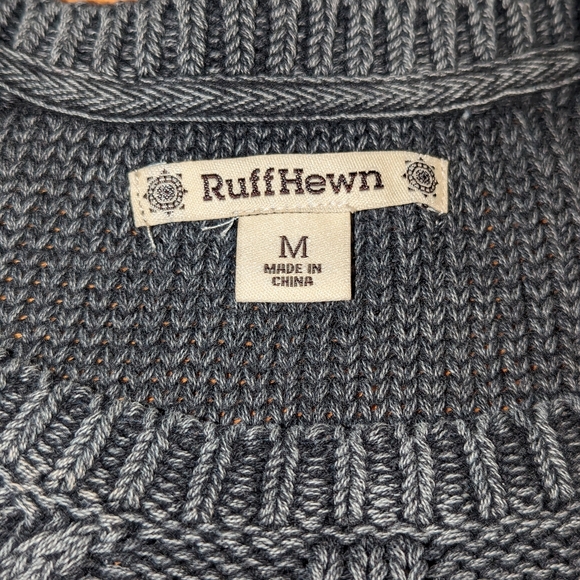 Ruff Hewn Sweater Charcoal color Size Medium - Picture 9 of 9
